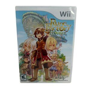 Nintendo Wii - Rune Factory Frontier - CIB - Tested/Works
